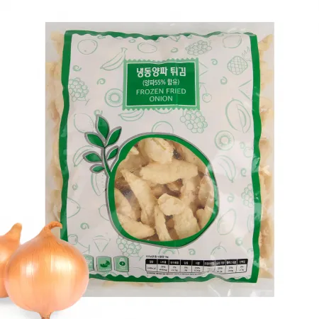 산들네이처 냉동 양파튀김 1kg + 드라이아이스 2개 이미지