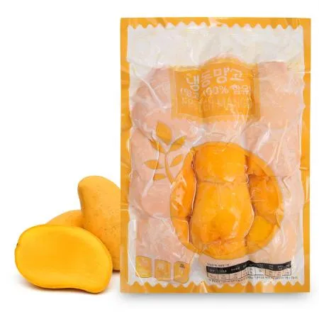 산들네이처 냉동 망고 하프 3kg (1kg x 3봉)