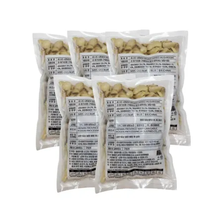 산들네이처 냉동 로스트 4종 버섯 2.5kg (500g x 5봉)