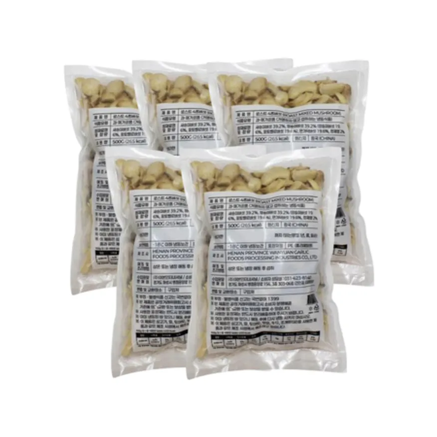 산들네이처 냉동 로스트 4종 버섯 2.5kg (500g x 5봉) 이미지