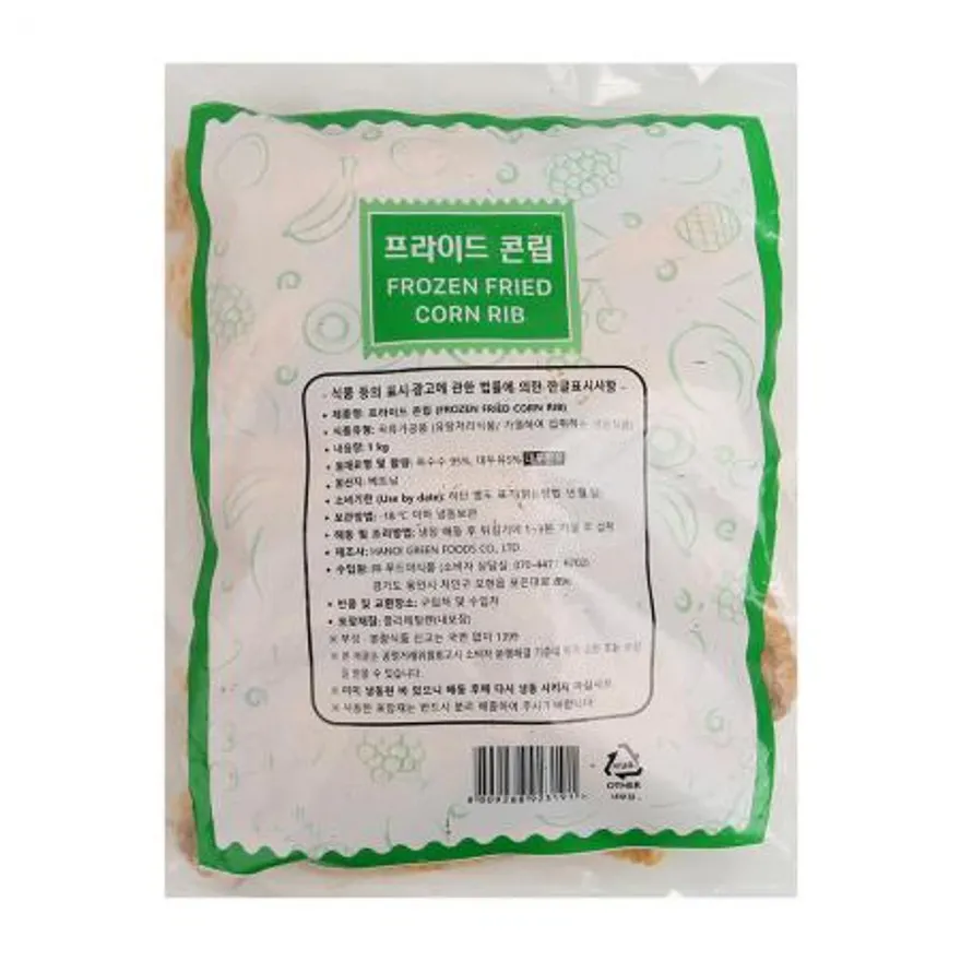 냉동 프라이드 콘립 옥수수튀김 5kg (1kg x 5봉) 이미지