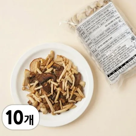 굽맨 냉동 로스트 4종 버섯 가니쉬 5kg (500g x 10봉)