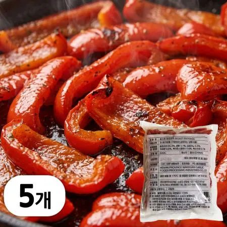 굽맨 냉동 로스트 구운 파프리카 2.5kg (500g x 5봉)