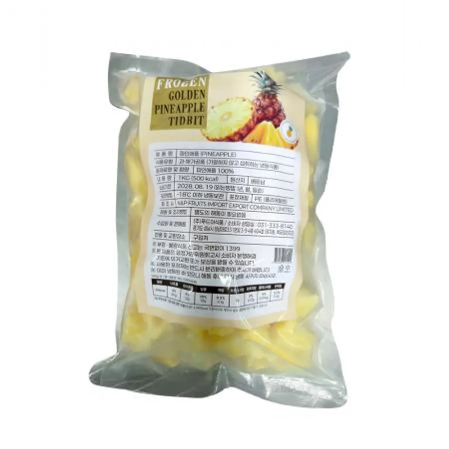 냉동 파인애플 다이스 1kg + 드라이아이스 2개 이미지