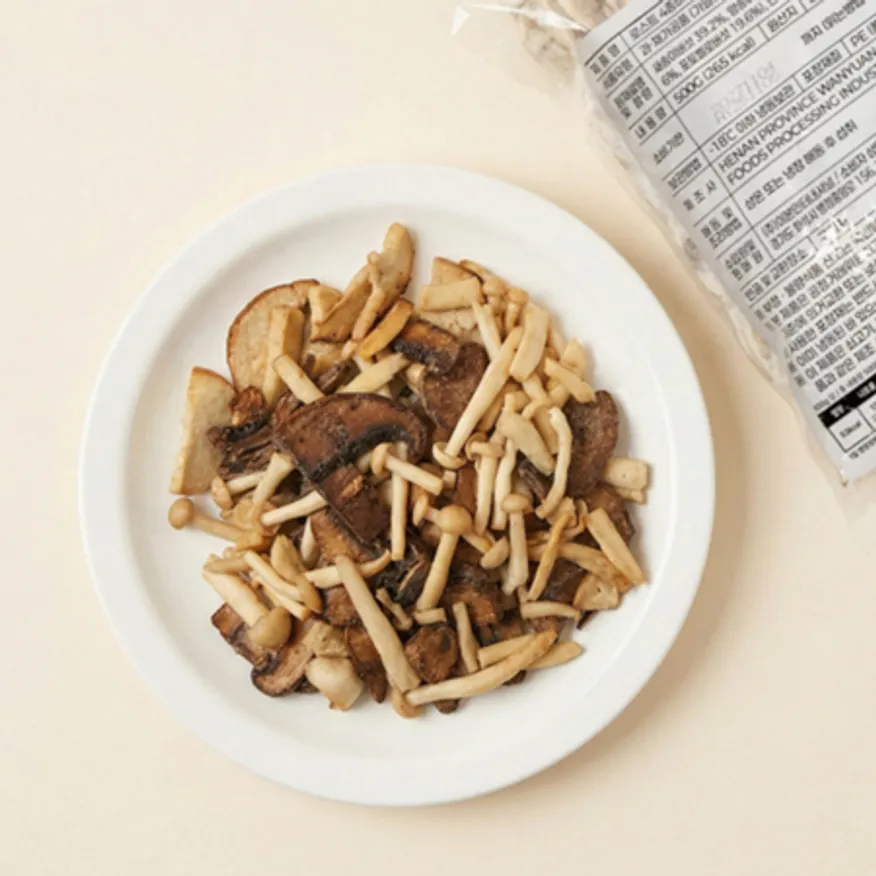 산들네이처 냉동 로스트 4종 버섯 5kg (500g x 10봉) 이미지