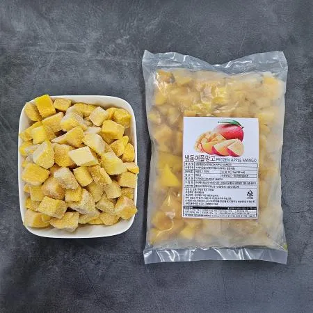 산들네이처 냉동 애플망고 다이스 10kg (1kg x 10봉) 이미지