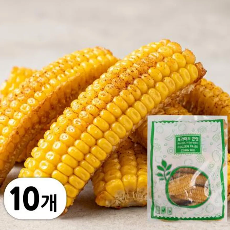 냉동 프라이드 콘립 옥수수튀김 10kg (1kg x 10봉) 이미지