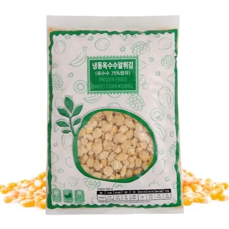 냉동 옥수수알 튀김 3kg (1kg x 3봉) + 드라이아이스 2개