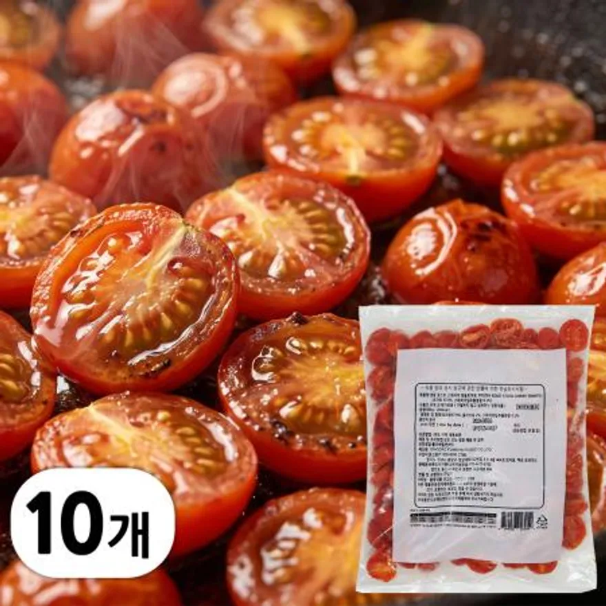 굽맨 냉동 로스트 스테비아 방울토마토 하프컷 5kg (500g x 10봉) 이미지