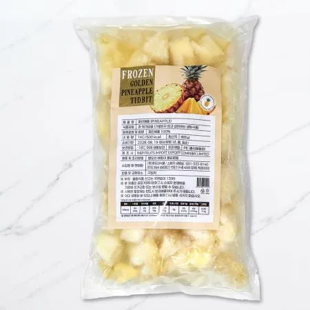 냉동 파인애플 다이스 3kg (1kg x 3봉) 이미지