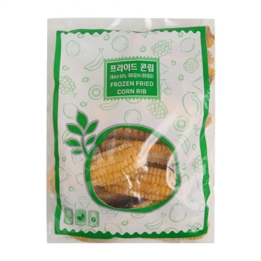 산들네이처 냉동 프라이드 콘립 10kg (1kg x 10봉) + 드라이아이스 2개 이미지