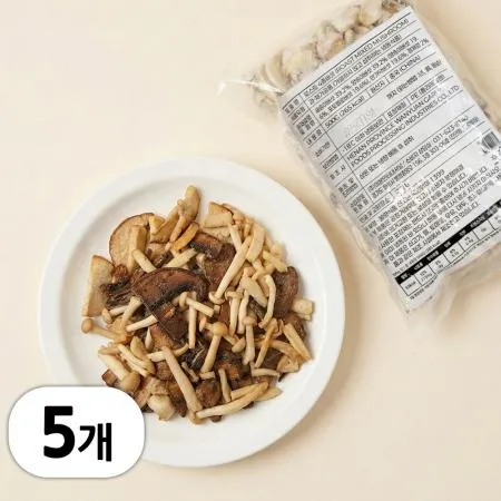 굽맨 냉동 로스트 4종 버섯 가니쉬 2.5kg (500g x 5봉)