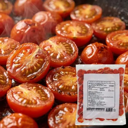 굽맨 냉동 로스트 스테비아 방울토마토 하프컷 500g