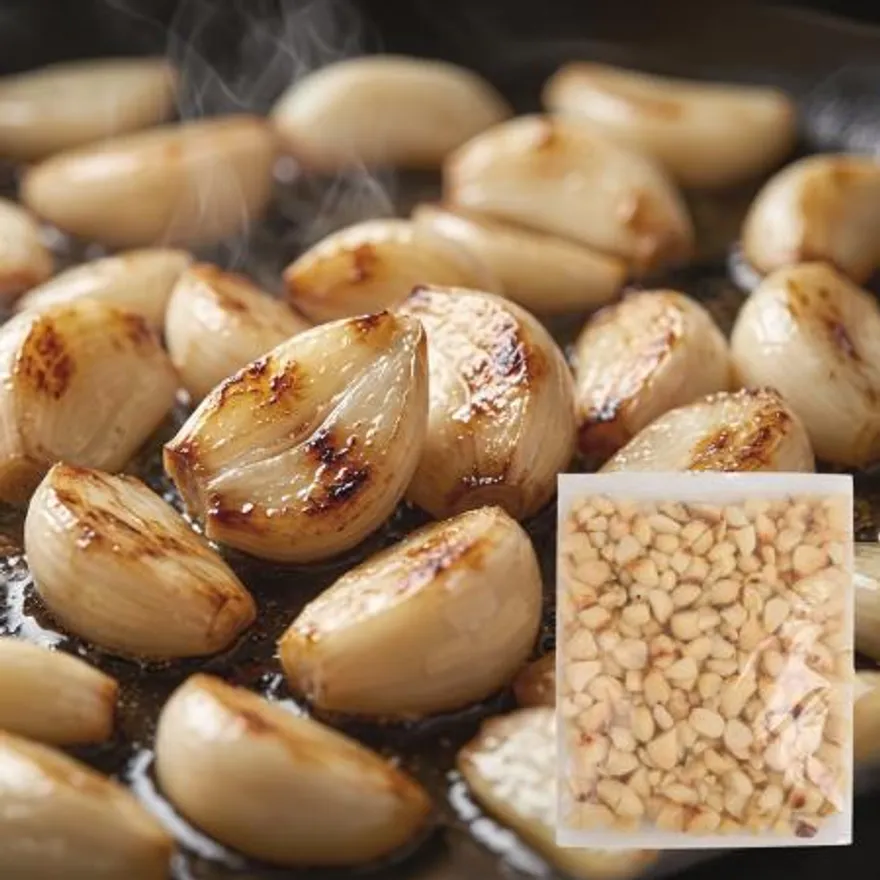 냉동 구운마늘 하프컷 반절마늘 500g 이미지