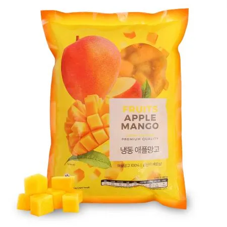 산들네이처 냉동 애플망고 다이스 10kg (1kg x 10봉) 이미지