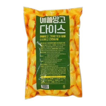 산들네이처 냉동 애플망고 다이스 10kg (1kg x 10봉) 이미지