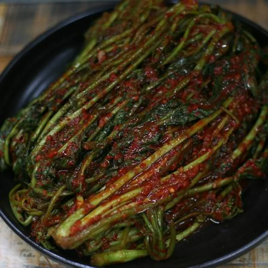 수입 갓김치 5kg - 가정,업소용 깔끔하고 톡쏘는맛 (중국산) - 아이스박스 이미지