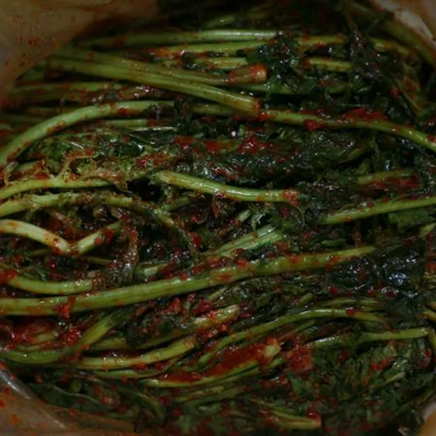 수입 갓김치 10kg (5kg x 2ea) - 가정,업소용 깔끔하고 톡쏘는맛 (중국산) - 종이박스 이미지