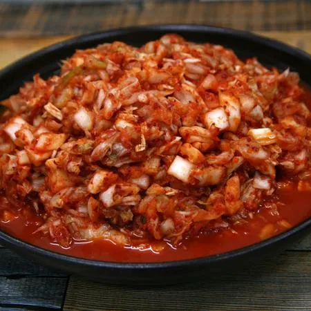 수입 슬라이스 김치 10kg-볶음밥,만두속 업소용 다진김치 (종이박스) 이미지