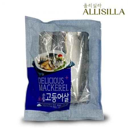 국내산 손질 순살 가시없는 고등어 필렛 600g
