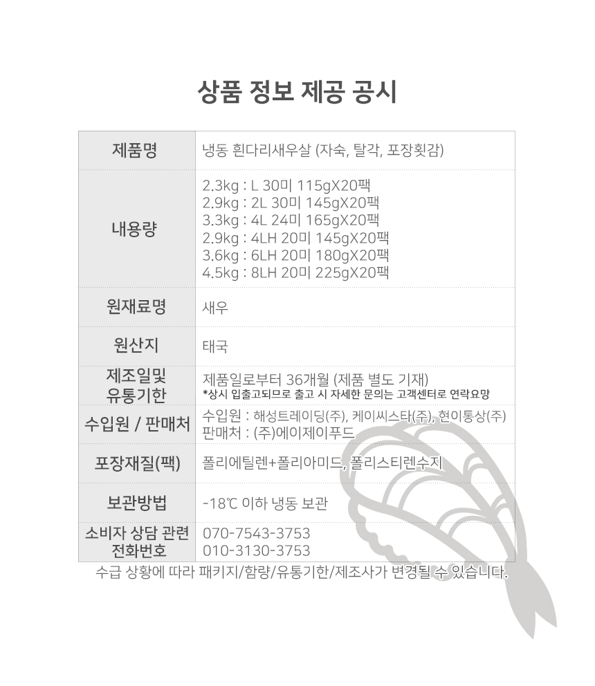 상품정보제공고시