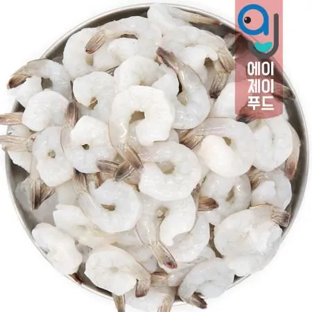 냉동 생 칵테일새우 31/40 1.8kg 1팩(블록냉동 두절탈각 PDTO) 이미지