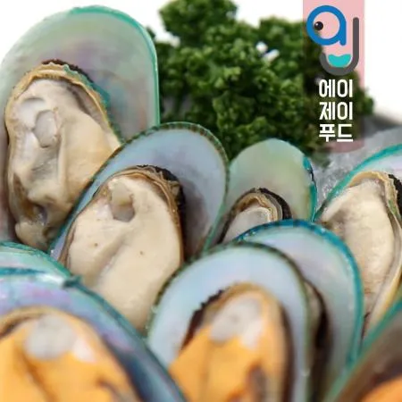 그린홍합(초록입홍합) M사이즈 800g 12팩/ 뉴질랜드 반탈각 하프셀 이미지