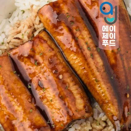 냉동 양념 민물장어 8미 1kg (중국 손질 양념 장어구이 덮밥 초밥 간편요리) 이미지