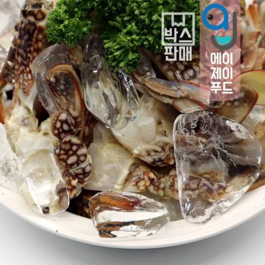 냉동 절단꽃게 바레인(박스)★L 500gX12팩 이미지