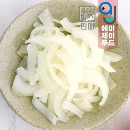 황보마을 냉동야채 양파 슬라이스(중국) 1kgx10팩 (박스) 이미지