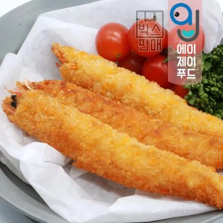 냉동빵가루새우헤드온(박스) 300g★박스(6미X20팩)