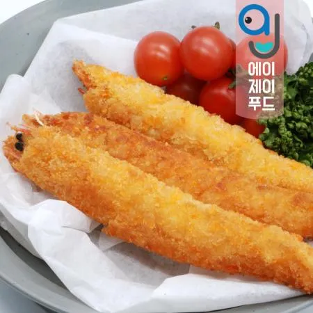 냉동빵가루새우헤드온(팩) 6미 360g