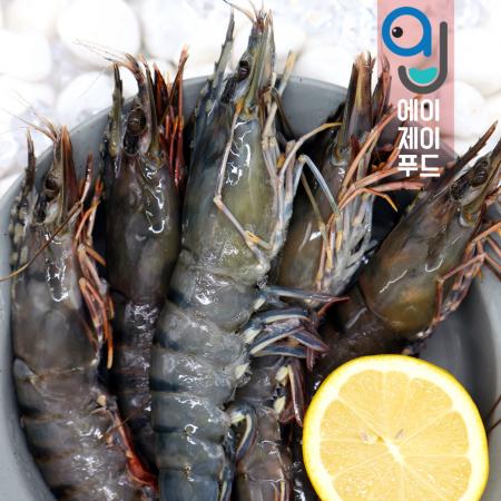 냉동 블랙타이거새우 8미 500g 이미지