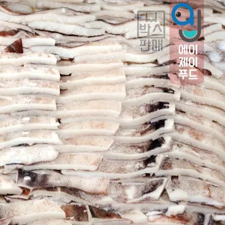 냉동오징어채(국내산)★박스 4kg(벌크박스) 이미지
