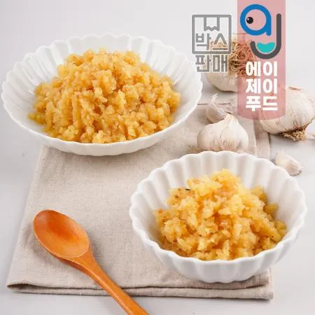 황보마을 냉동 다진마늘(박스) 중국산★박스(1kgX10팩) 이미지