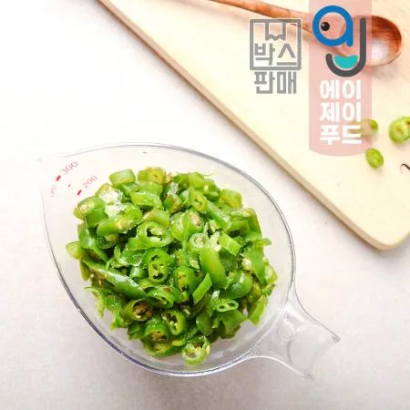 황보마을 냉동 청양고추(박스) ★박스(1kgX10팩)