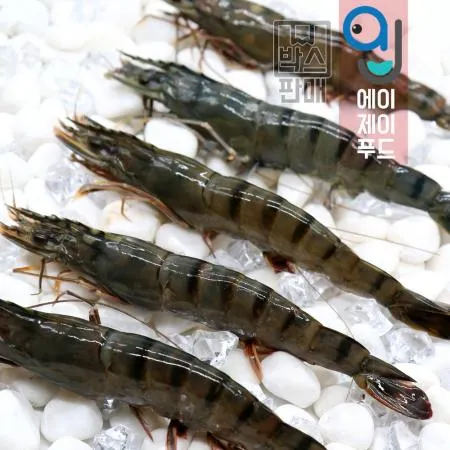 냉동 블랙타이거새우 10미 500gX10팩 5kg 이미지