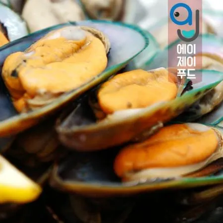 그린홍합(초록입홍합) M사이즈 800g 12팩/ 뉴질랜드 반탈각 하프셀 이미지