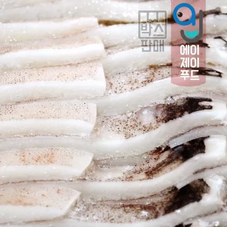 냉동오징어채(국내산)★박스 4kg(벌크박스) 이미지