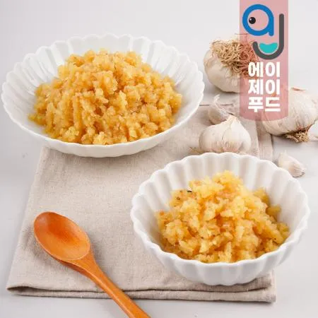 황보마을 냉동 다진마늘(팩) 중국산 1kg 1팩 이미지