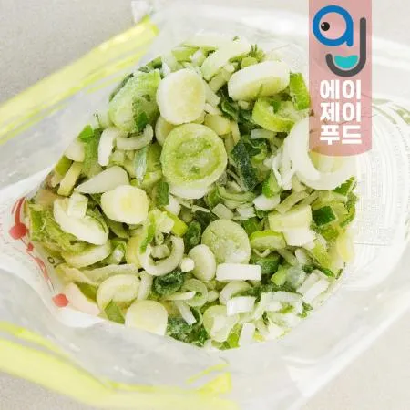 황보마을 냉동 대파 슬라이스(팩) 중국산 1kg 1팩 이미지