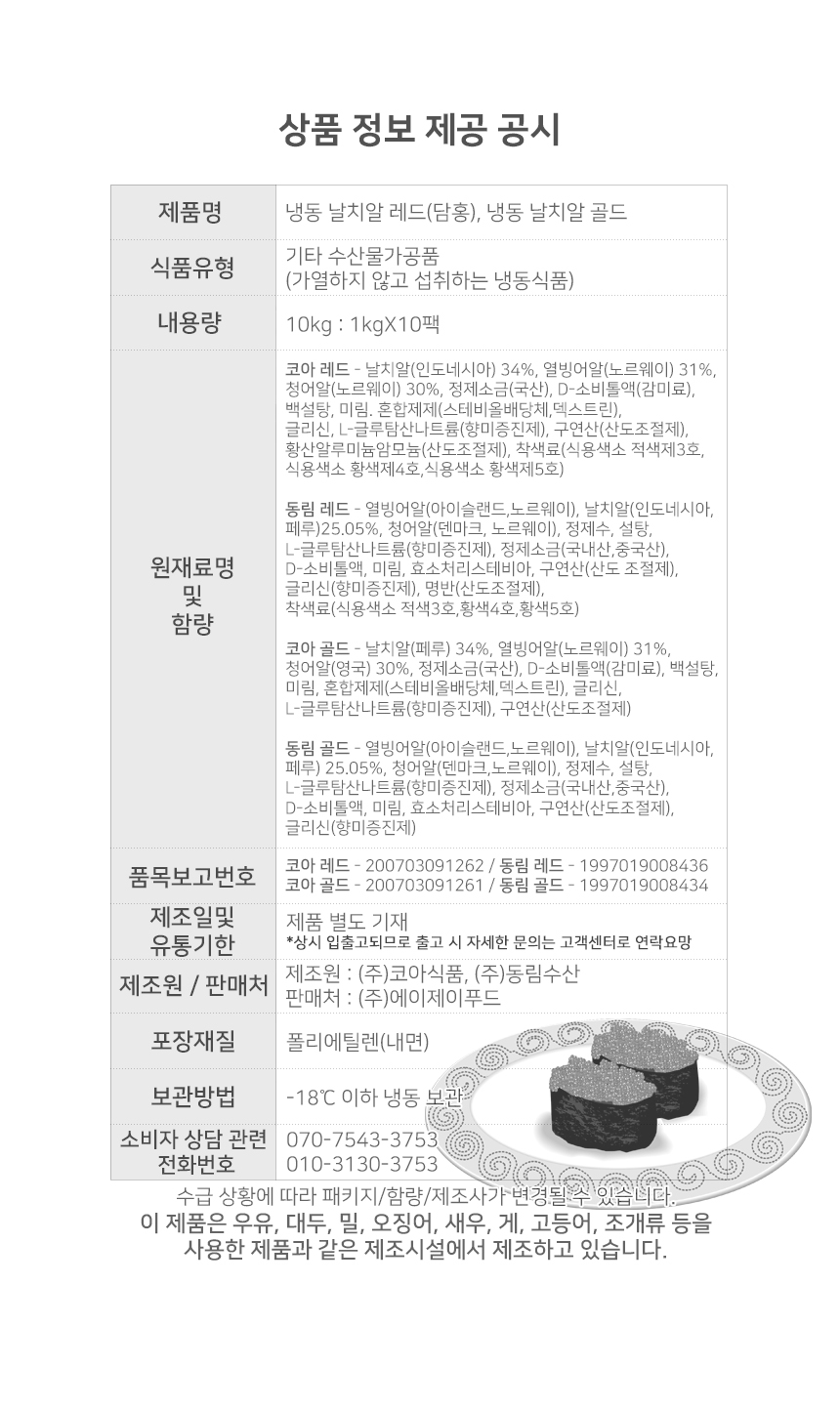 상품정보제공고시