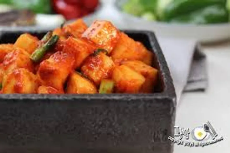 국내산 미니깍두기 이미지