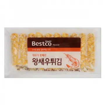 ★초특가★ 대상 베스트코 새우가 통째로 왕새우튀김 300g 10미 튀김새우 새우튀김