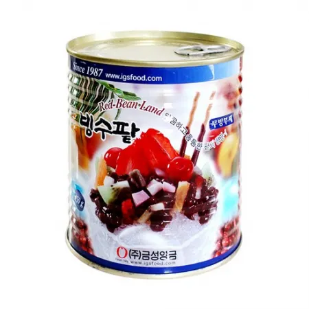 금성무방부제 팥나라빙수팥  850g 통단팥 이미지