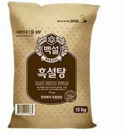 백설  흑설탕 15kg 이미지