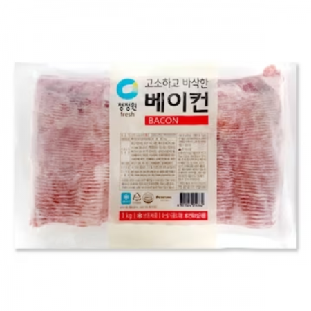 ★초특가★ 대상 청정원 고소하고 바삭한 베이컨 1kg 대용량 업소용 슬라이스