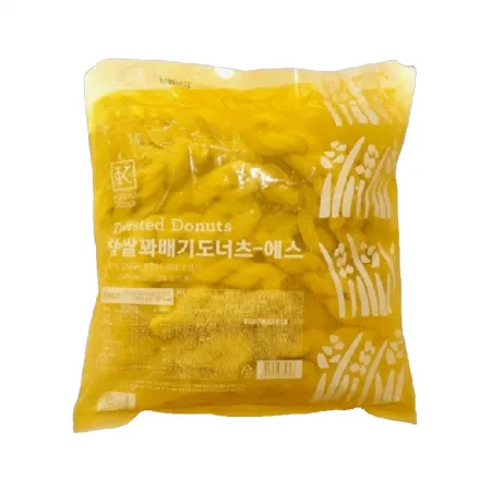 삼립 찹쌀 꽈배기 도너츠 생지 900g   45g*20입   냉동 도너츠 이미지
