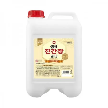 샘표 진간장 금F3 15L 말통 국간장 이미지