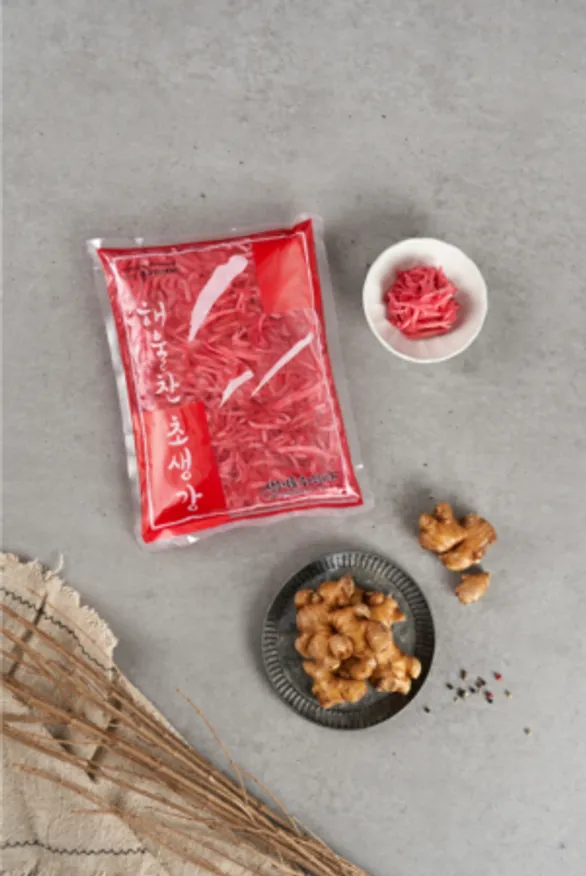 ★초특가★ 삼도 해울찬 적초생강채 채생강 1.3kg 채초생강 홍초생강 생기리쇼가 이미지